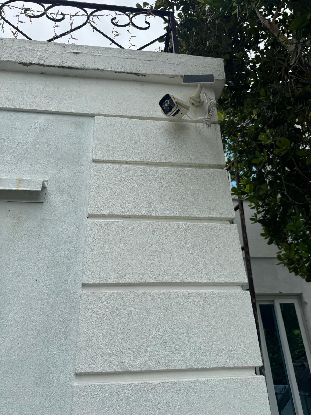 Solar-powered Wi-Fi CCTV project in Nassau