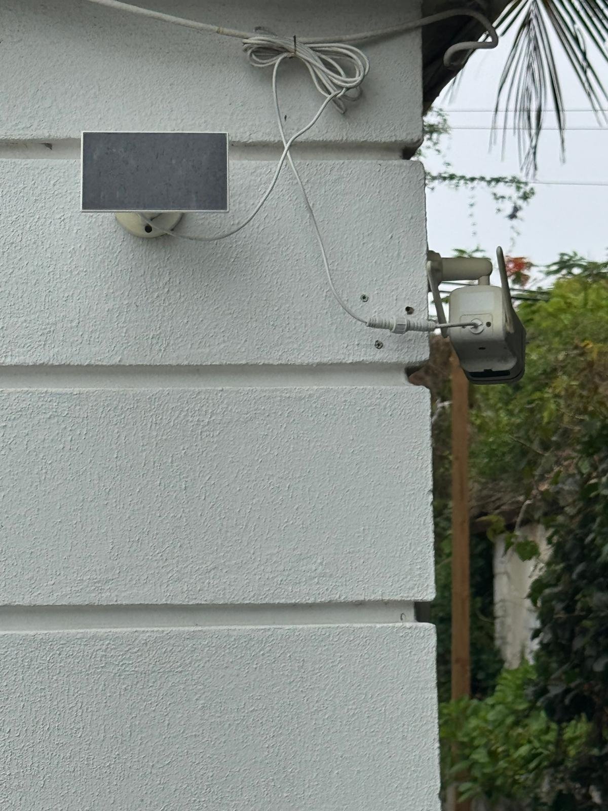 Residential security camera installation