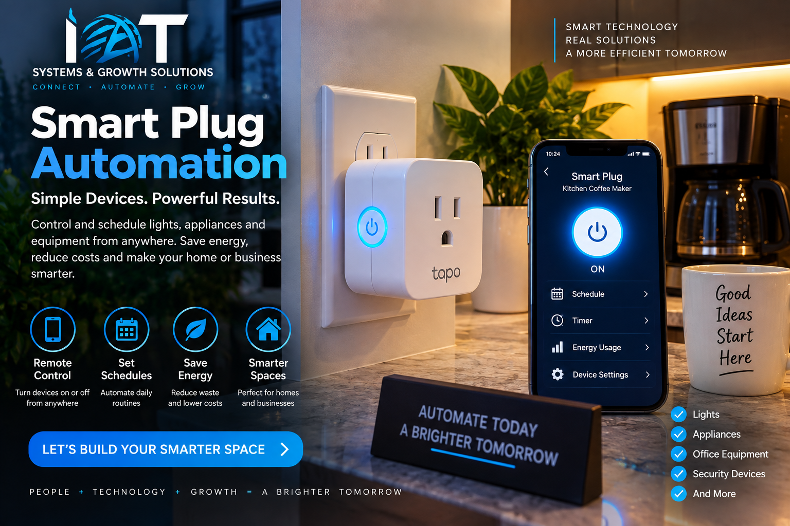 Smart plug automation system in Nassau