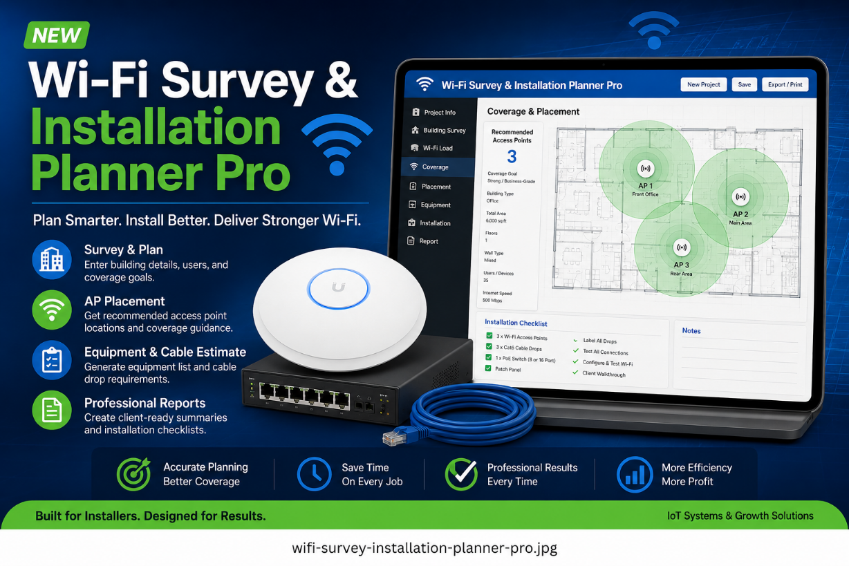 Wi-Fi Survey, Planning & Quotation Pro