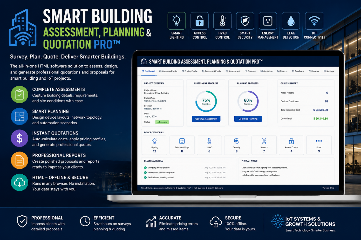 Smart Building Assessment Planning and Quotation Pro