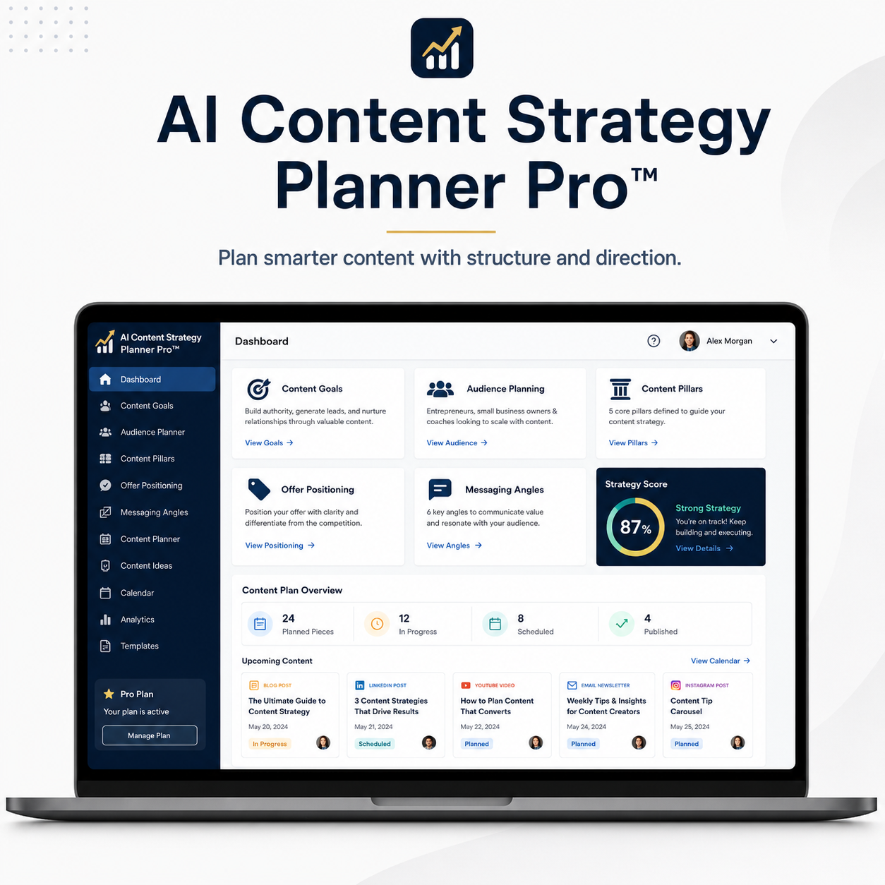 AI Content Strategy Planner Pro